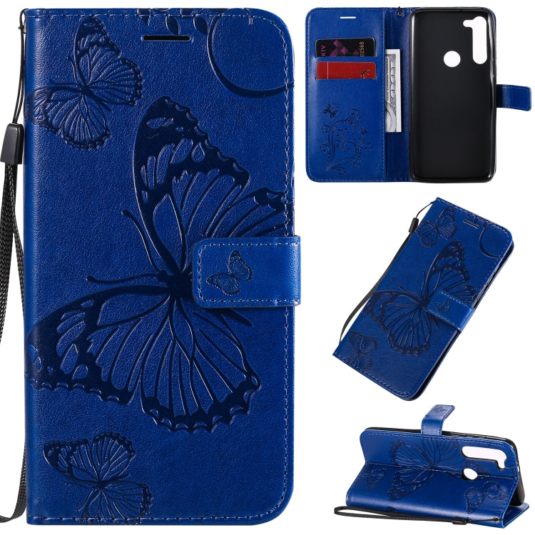 3D Butterflies Embossing Pattern Horizontal Flip Leather Case with Holder & Card Slot & Wallet & Lanyard, Series 6-Reluova