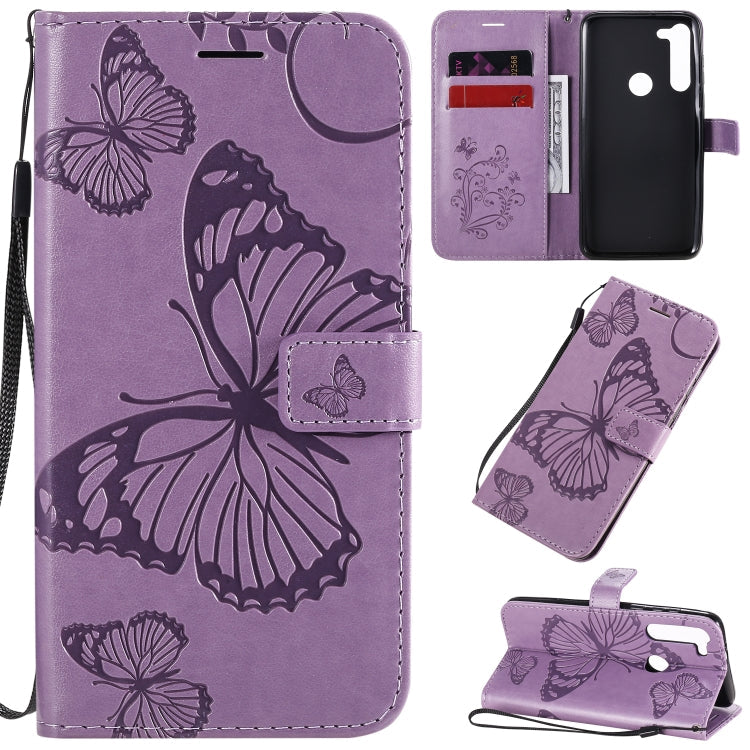 3D Butterflies Embossing Pattern Horizontal Flip Leather Case with Holder & Card Slot & Wallet & Lanyard, Series 6-Reluova