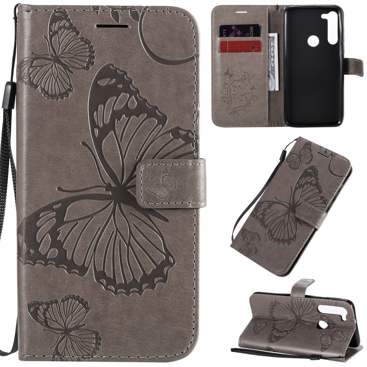 3D Butterflies Embossing Pattern Horizontal Flip Leather Case with Holder & Card Slot & Wallet & Lanyard, Series 6-Reluova