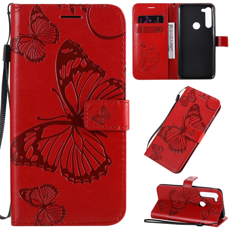 3D Butterflies Embossing Pattern Horizontal Flip Leather Case with Holder & Card Slot & Wallet & Lanyard, Series 6-Reluova