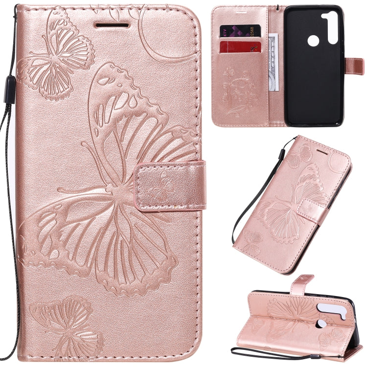 3D Butterflies Embossing Pattern Horizontal Flip Leather Case with Holder & Card Slot & Wallet & Lanyard, Series 6-Reluova