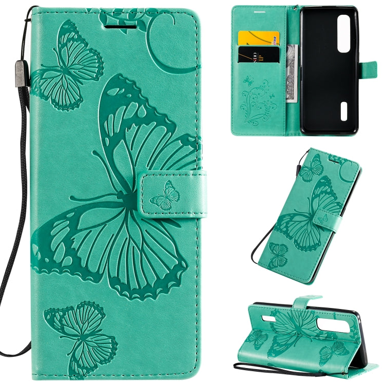 3D Butterflies Embossing Pattern Horizontal Flip Leather Case with Holder & Card Slot & Wallet & Lanyard, Series 5-Reluova