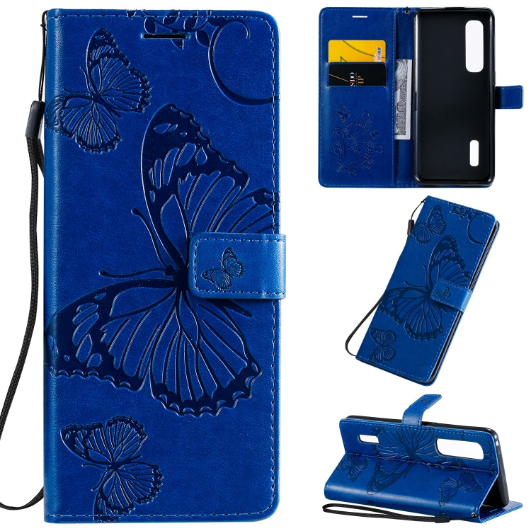 3D Butterflies Embossing Pattern Horizontal Flip Leather Case with Holder & Card Slot & Wallet & Lanyard, Series 5-Reluova