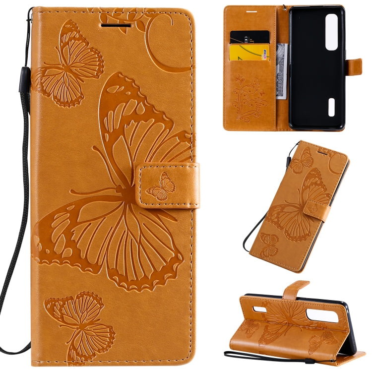 3D Butterflies Embossing Pattern Horizontal Flip Leather Case with Holder & Card Slot & Wallet & Lanyard, Series 5-Reluova