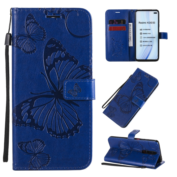 3D Butterflies Embossing Pattern Horizontal Flip Leather Case with Holder & Card Slot & Wallet & Lanyard, Series 5-Reluova