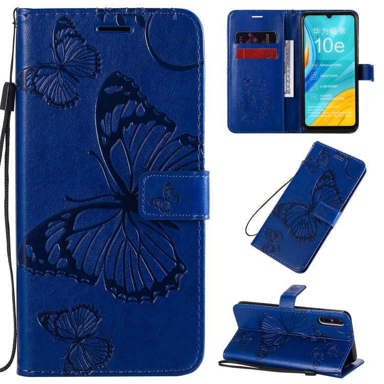 3D Butterflies Embossing Pattern Horizontal Flip Leather Case with Holder & Card Slot & Wallet & Lanyard, Series 7-Reluova