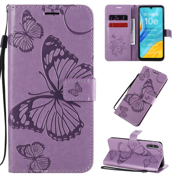 3D Butterflies Embossing Pattern Horizontal Flip Leather Case with Holder & Card Slot & Wallet & Lanyard, Series 7-Reluova