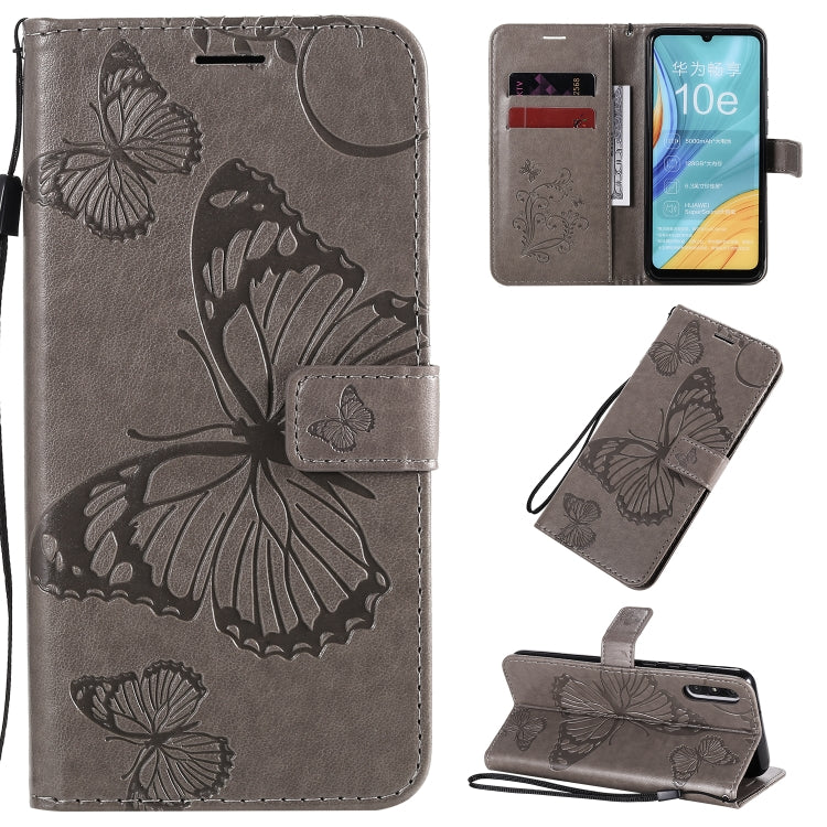 3D Butterflies Embossing Pattern Horizontal Flip Leather Case with Holder & Card Slot & Wallet & Lanyard, Series 7-Reluova