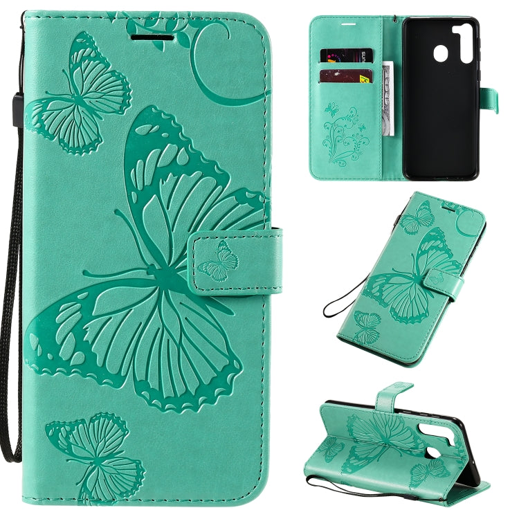 3D Butterflies Embossing Pattern Horizontal Flip Leather Case with Holder & Card Slot & Wallet & Lanyard, Series 6-Reluova