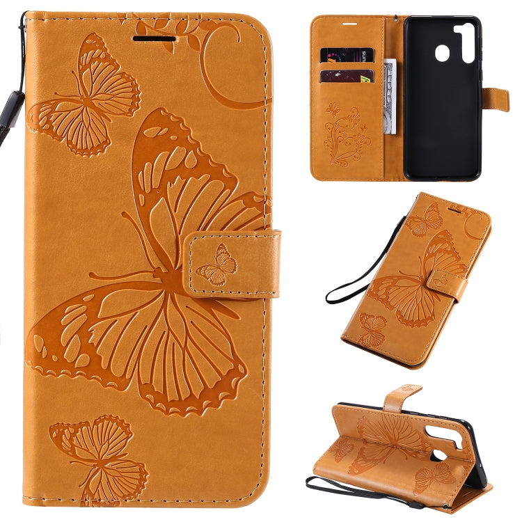 3D Butterflies Embossing Pattern Horizontal Flip Leather Case with Holder & Card Slot & Wallet & Lanyard, Series 6-Reluova