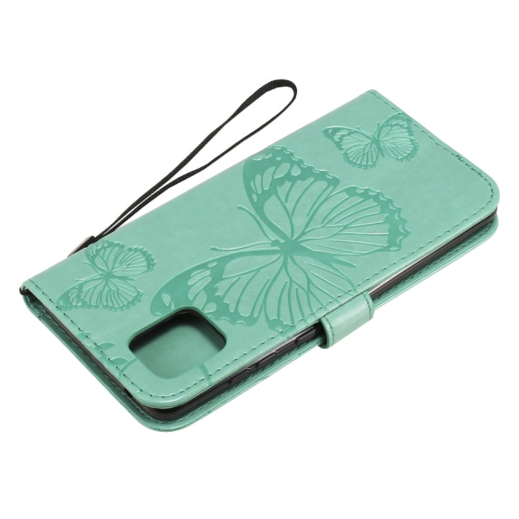 3D Butterflies Embossing Pattern Horizontal Flip Leather Case with Holder & Card Slot & Wallet & Lanyard, Series 3-Reluova