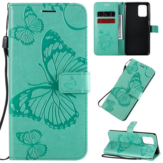 3D Butterflies Embossing Pattern Horizontal Flip Leather Case with Holder & Card Slot & Wallet & Lanyard, Series 7-Reluova