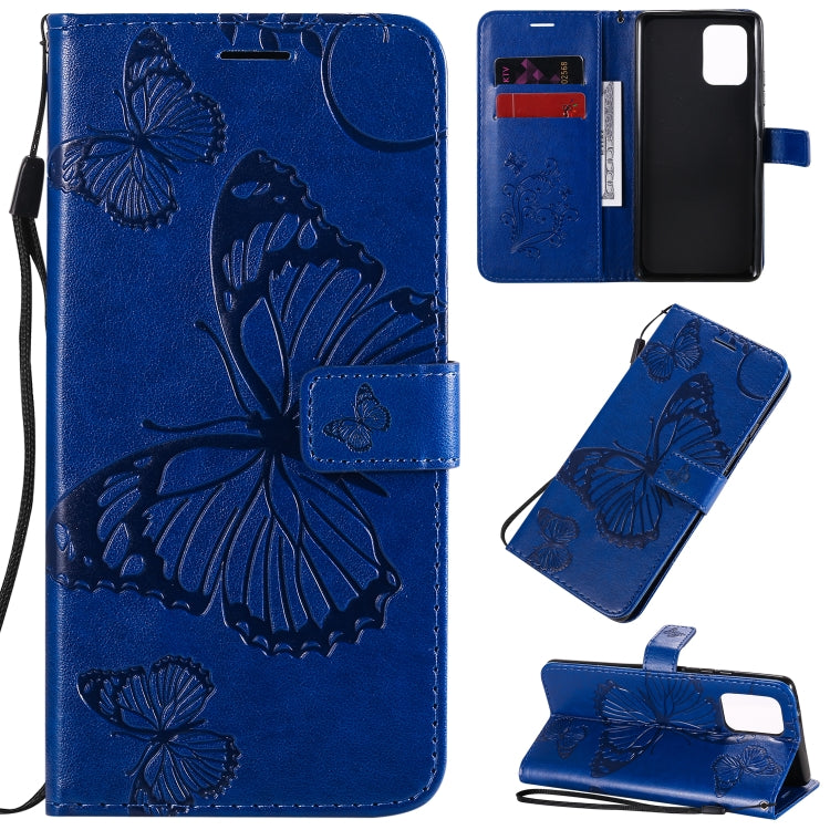 3D Butterflies Embossing Pattern Horizontal Flip Leather Case with Holder & Card Slot & Wallet & Lanyard, Series 7-Reluova