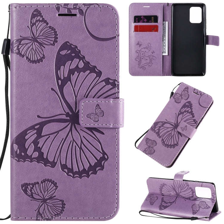 3D Butterflies Embossing Pattern Horizontal Flip Leather Case with Holder & Card Slot & Wallet & Lanyard, Series 7-Reluova