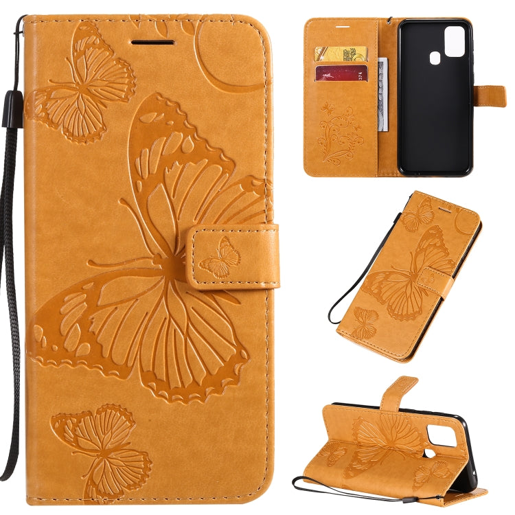 3D Butterflies Embossing Pattern Horizontal Flip Leather Case with Holder & Card Slot & Wallet & Lanyard, Series 4-Reluova