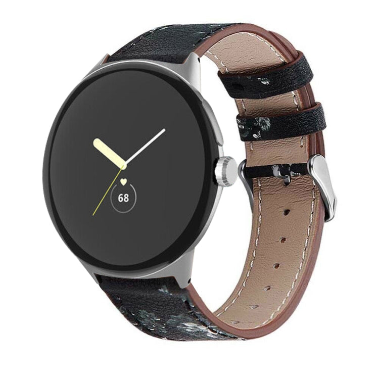 Round Tail Genuine Leather Watch Band