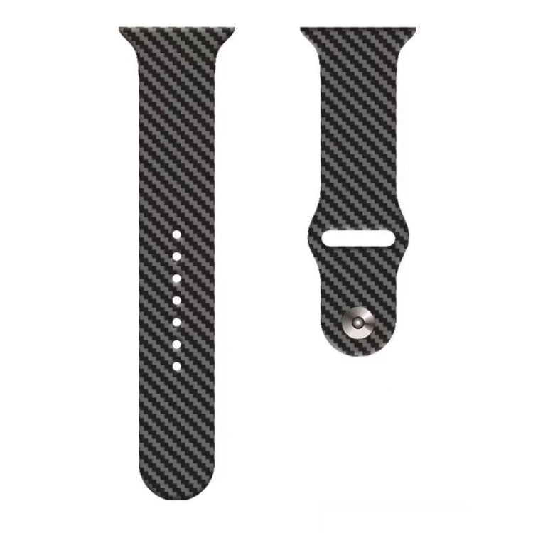 Carbon Fiber Silicone Strap