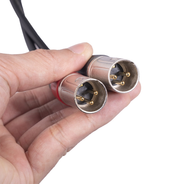 TC227YXK402-03 3.5mm Female to Dual XLR 3pin Male Audio Cable, Length: 30cm