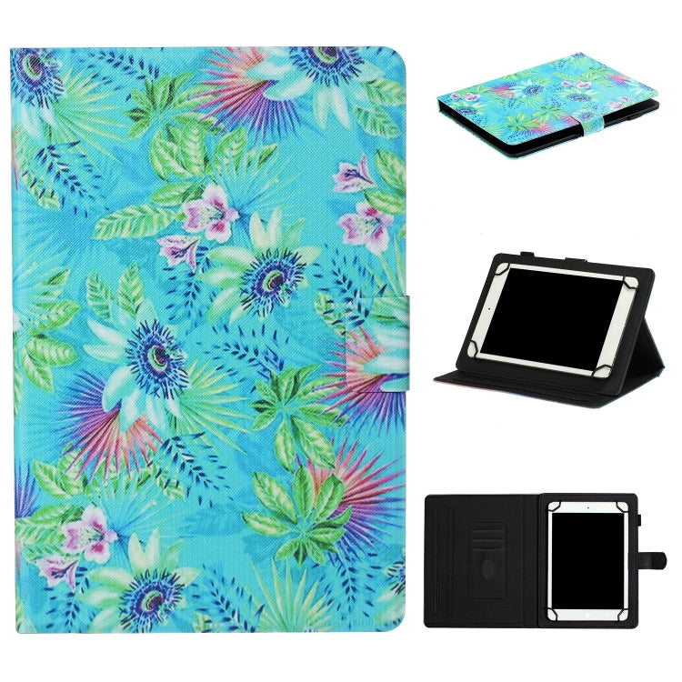 Tablet PC Universal Coloured Drawing Pattern Horizontal Flip Leather Case with Holder & Card Slot My Store