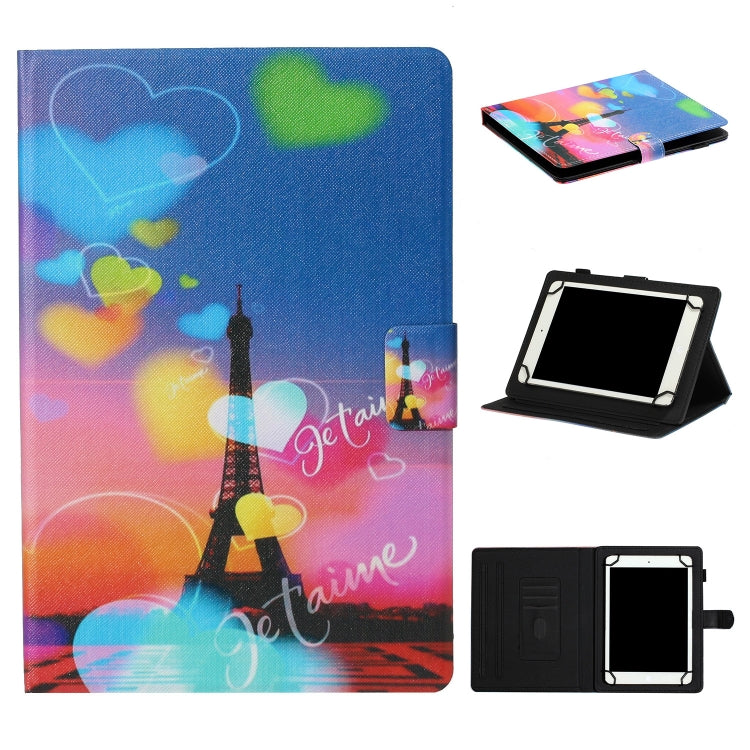 Tablet PC Universal Coloured Drawing Pattern Horizontal Flip Leather Case with Holder & Card Slot My Store