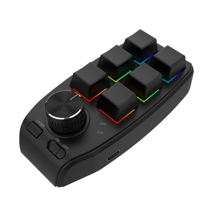 RGB Custom Mechanical Keyboard 6 Keys 1 Knob Programming Gaming Keypad My Store