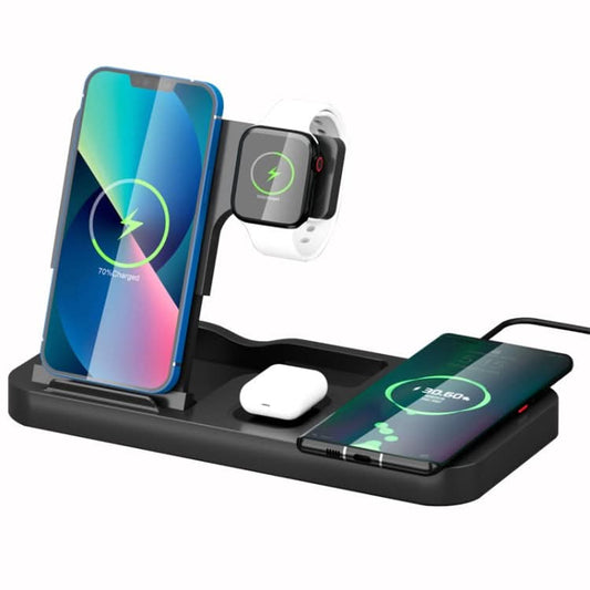 OW-02 15W 4 in 1 Phone Wireless Charger