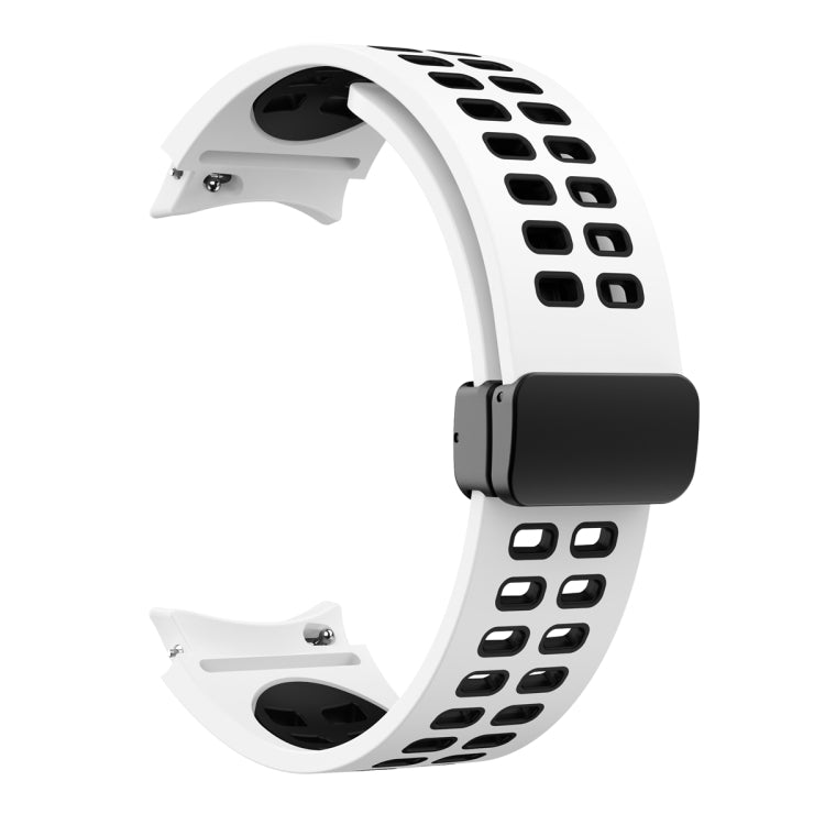 Double-row Hole Folding Buckle Silicone Watch Band