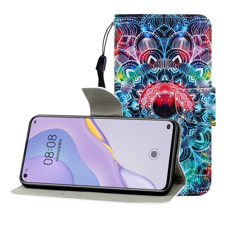 Colored Drawing Horizontal Flip Leather Case with Holder & Card Slot & Wallet, Series 4