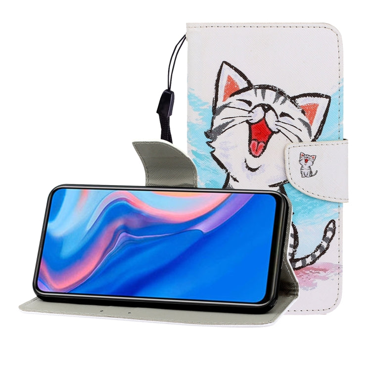 Colored Drawing Horizontal Flip Leather Case with Holder & Card Slot & Wallet, Series 12