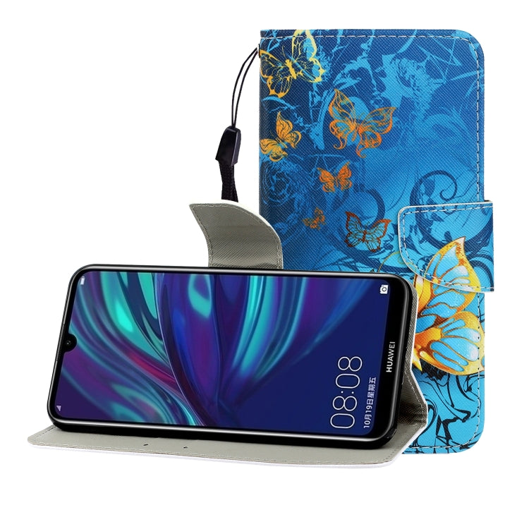 Colored Drawing Horizontal Flip Leather Case with Holder & Card Slot & Wallet, Series 4