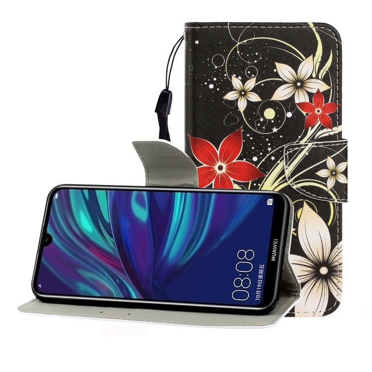 Colored Drawing Horizontal Flip Leather Case with Holder & Card Slot & Wallet, Series 3