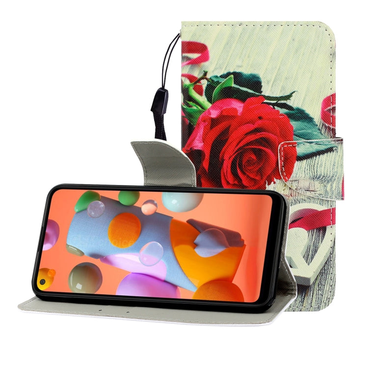 Colored Drawing Horizontal Flip Leather Case with Holder & Card Slot & Wallet, Series 11