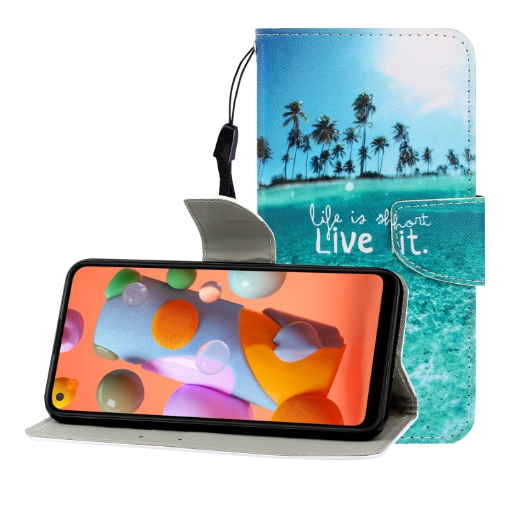 Colored Drawing Horizontal Flip Leather Case with Holder & Card Slot & Wallet, Series 11