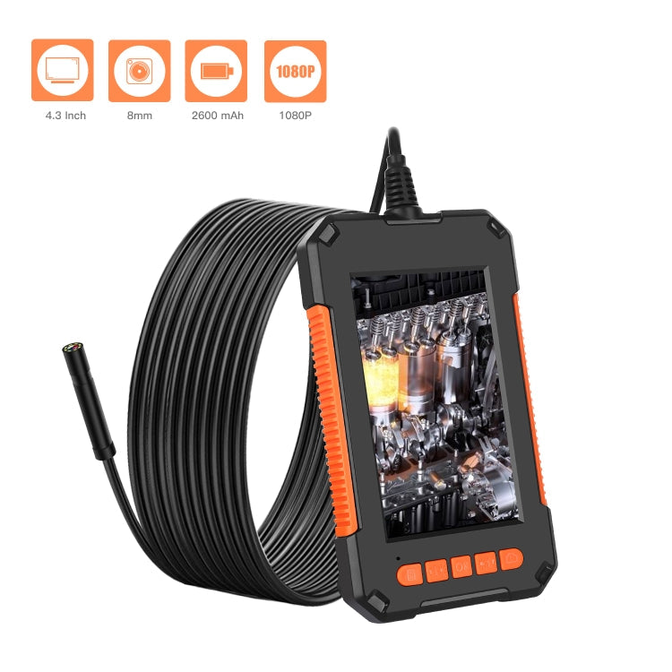 P40 8mm HD Waterproof Portable Integrated Hand-held Vertical Screen Industry Endoscope Reluova