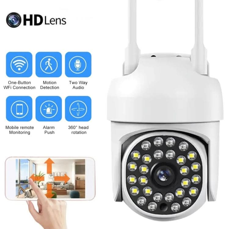 A13 1080P 28 Lights Smart PTZ Camera Supports Two-way Voice Intercom-Reluova