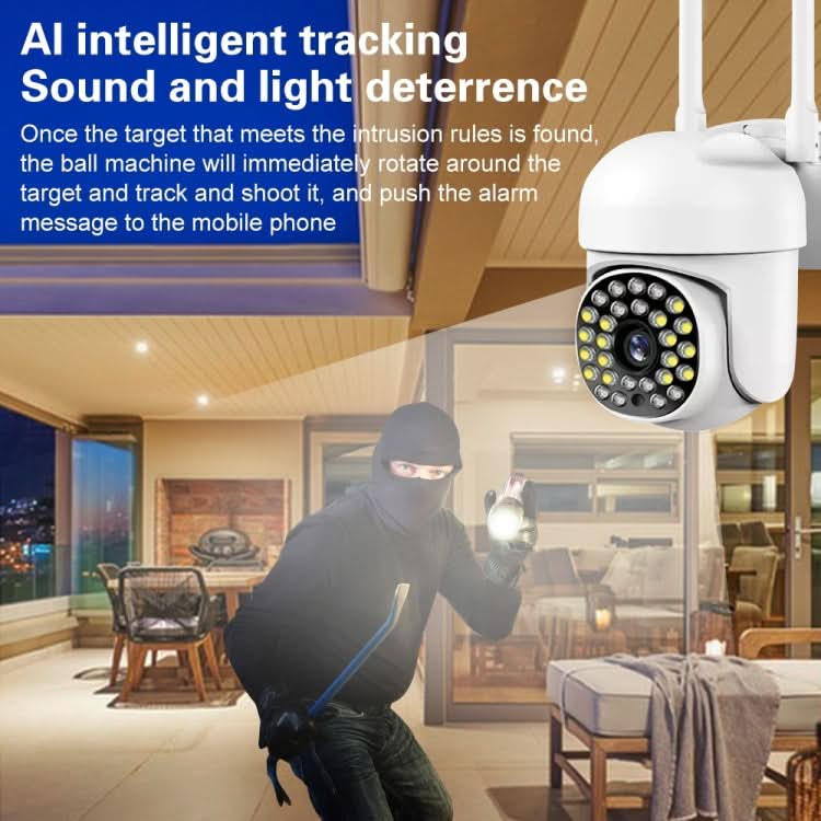 A13 1080P 28 Lights Smart PTZ Camera Supports Two-way Voice Intercom-Reluova