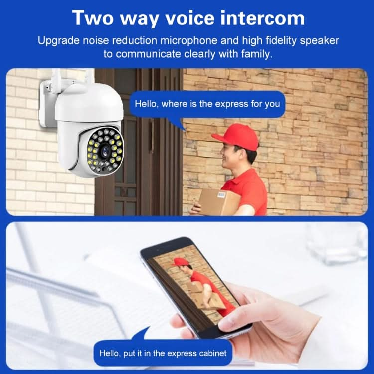 A13 1080P 28 Lights Smart PTZ Camera Supports Two-way Voice Intercom-Reluova