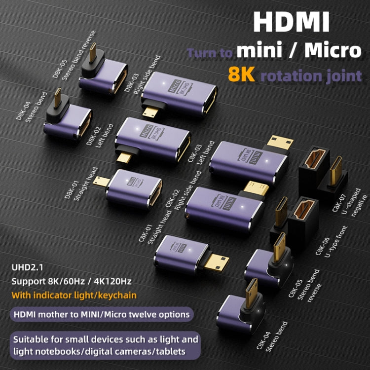 8K HDMI 2.1 to Micro HDMI Adapter My Store