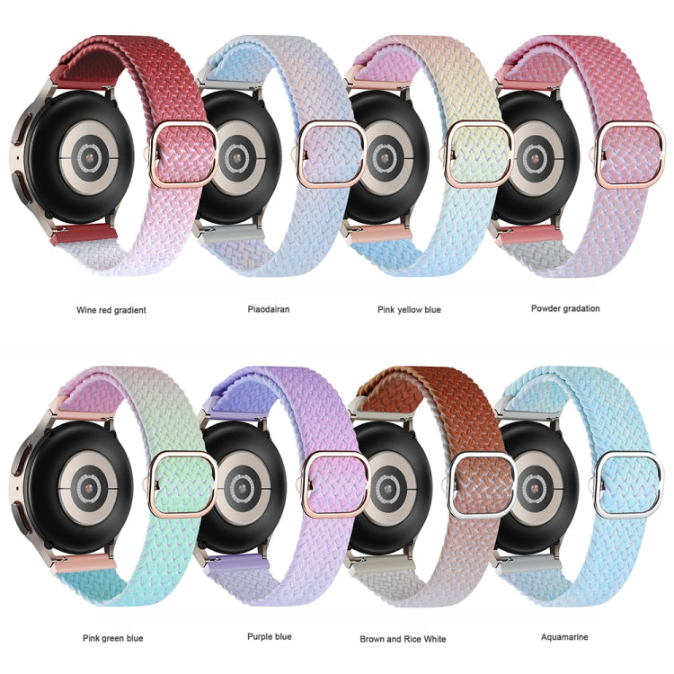 Universal Weave Gradient Color Watch Band