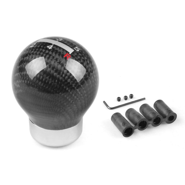 Universal Car Carbon Fiber Gear Shift Knob, 5-speed ÎҵÄÉ̵ê