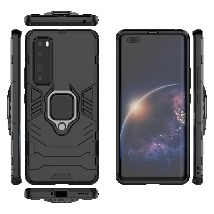 Shockproof PC + TPU Protective Case, with Magnetic Ring Holder