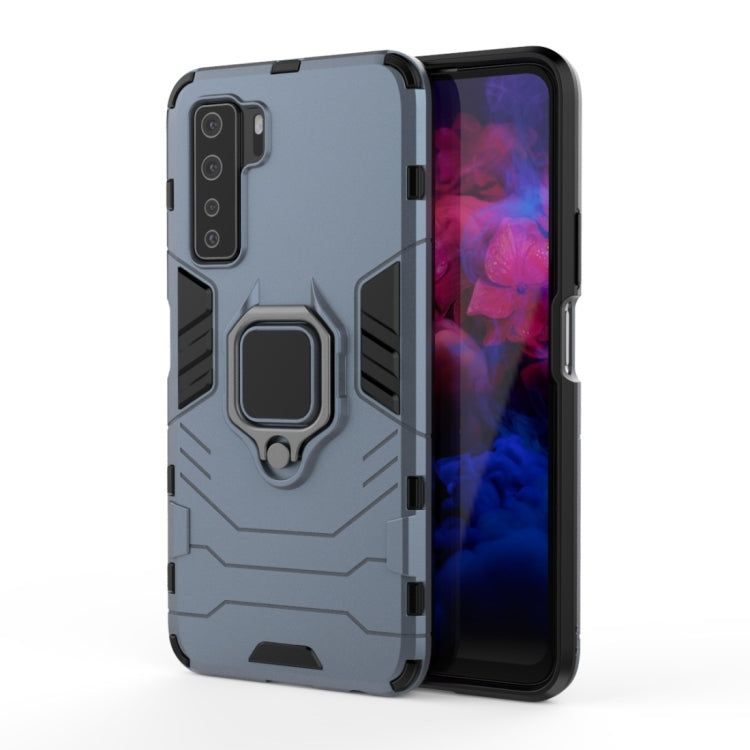 Shockproof PC + TPU Protective Case, with Magnetic Ring Holder