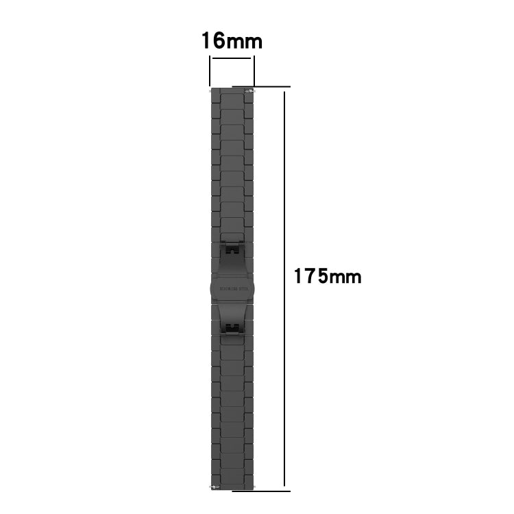 16mm One-bead Steel Watch Band