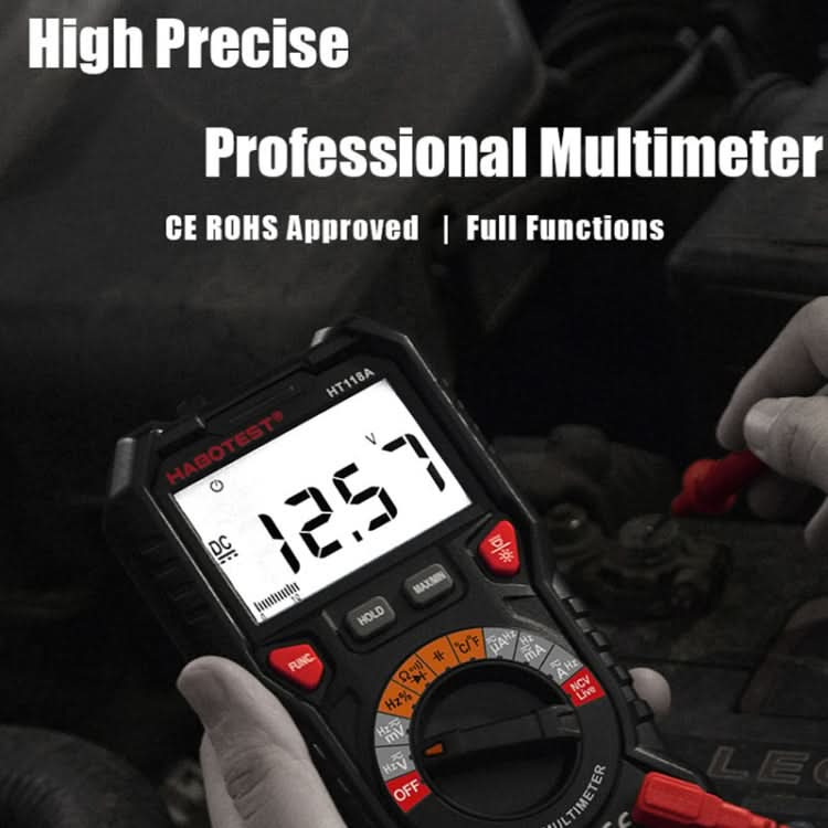 HABOTEST HT118C Handheld High-precision Manual Digital Multimeter My Store