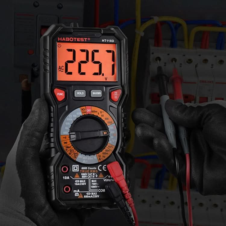 HABOTEST HT118C Handheld High-precision Manual Digital Multimeter My Store