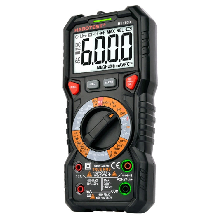 HABOTEST HT118D Portable High-precision Manual Digital Multimeter My Store