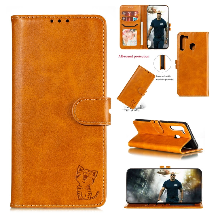 Embossed Happy Cat Pattern Horizontal Flip Leather Case with Holder & Card Slots & Wallet, Series 2 My Store