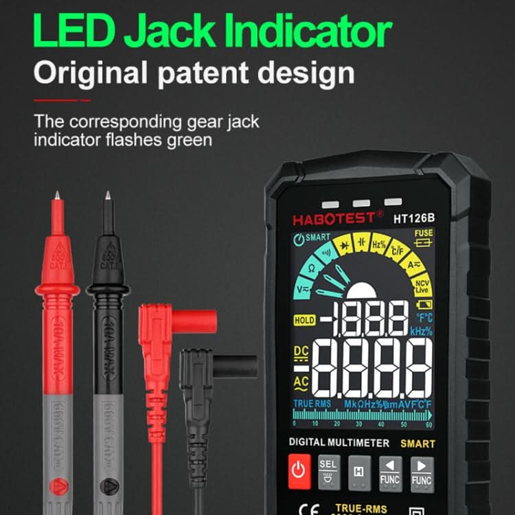 HABOTEST HT126B Digital High Precision Mini Multimeter My Store