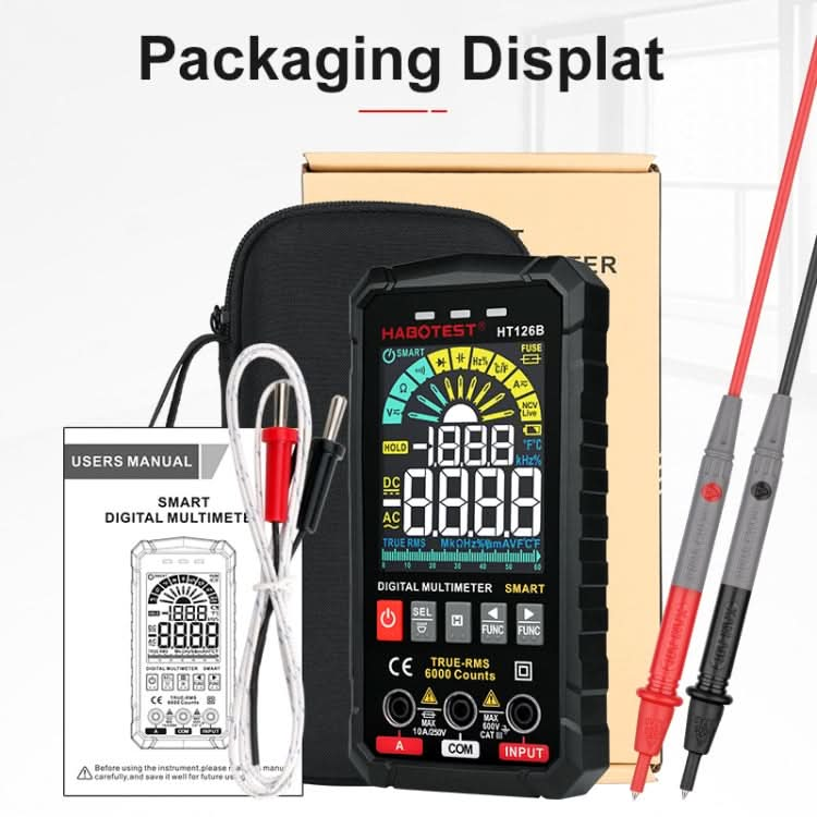 HABOTEST HT126B Digital High Precision Mini Multimeter My Store