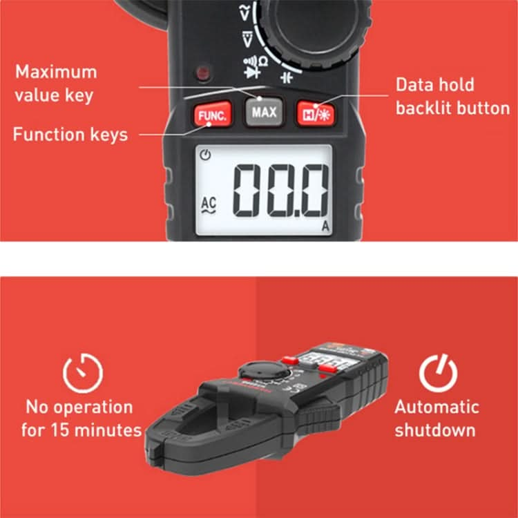 HABOTEST HT200A Pocket Clamp Multimeter My Store